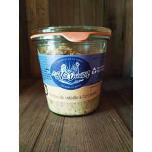 Rillettes de poulet de loué à l'ancienne