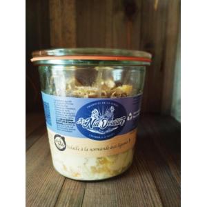 Volailles à la normande aux légumes