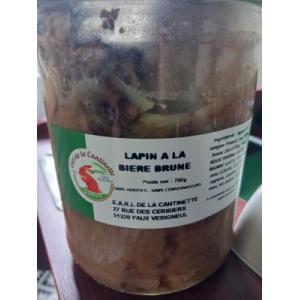 Lapin à la bière brune