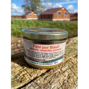 Pâté pur boeuf abricots, amandes, curcuma