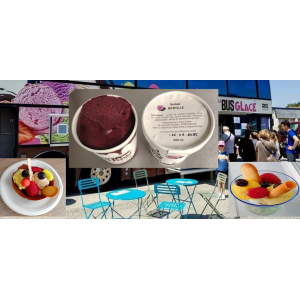 Sorbet plein fruit myrtille