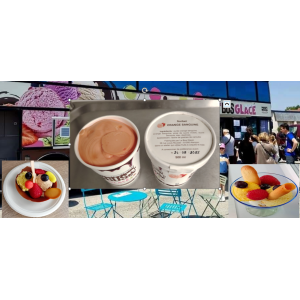 Sorbet plein fruit orange sanguine