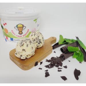 Glace menthe et copeaux de chocolat 800 gr