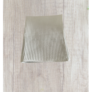 Torchon nid d'abeille vert clair