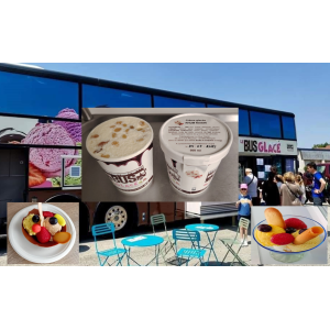 Créme glacée  rhum raisin