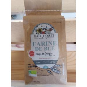 Farine de blé t80 'rouge de gruyère' 1kg