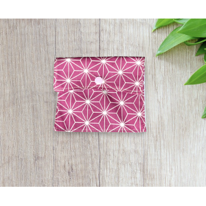 Pochette transport pour cosmétiques framboise