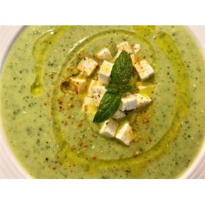 Soupe froide courgettes/feta