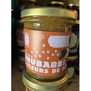 Confiture rhubarbe & fleurs de sureau