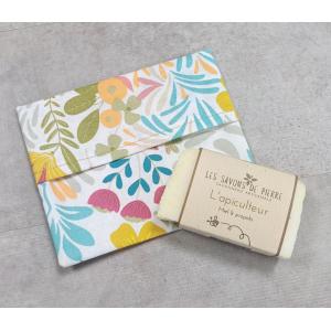 Etui voyage pour savon fleurs