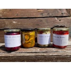 Pickles de légumes variés