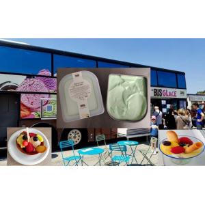 Sorbet plein fruit citron vert