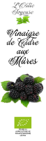 Vinaigre de cidre à la mûre