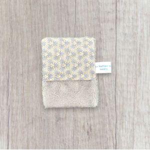 Débarbouillette gris clair