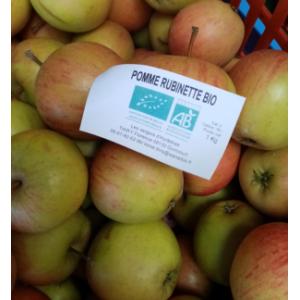Pomme rubinette  bio sac 3 kg