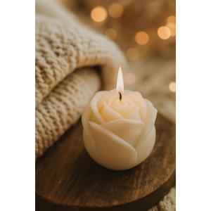 Bougie bouton de rose