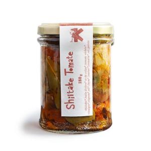 Shiitake pickles et tomate séchées