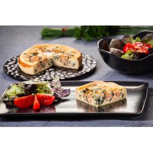 Quiche saumon épinard 500gr 2 pers