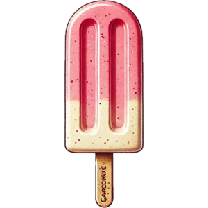 Lot de 6 esquimauve coque framboise