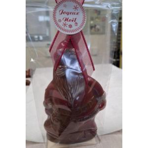 Père nöel chocolat noir avec friture