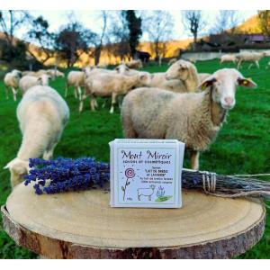 Savon lait de brebis et lavande