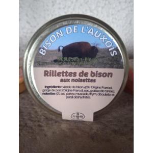 Rillettes de bison aux noisettes - 80 g