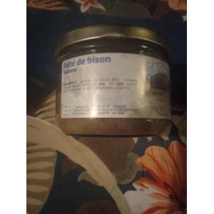 Pâtés  de nature bison