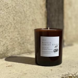 Bougie artisanale - cerise noire