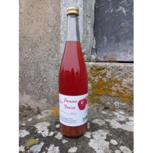 Jus pomme fraise