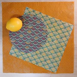 Set de 3 'bee wraps' made in grange rouge#2