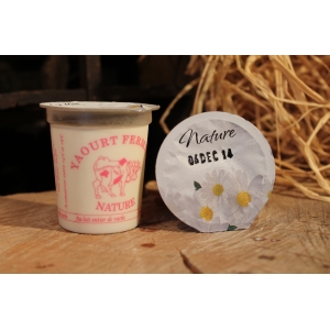 Yaourt nature fermier