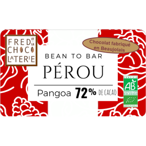 Chocolat 'bean to bar' du pérou 72%