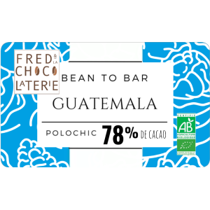 Chocolat 'bean to bar' du guatemala 78%