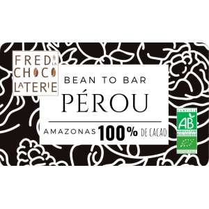 Chocolat 'bean to bar' du pérou 100%