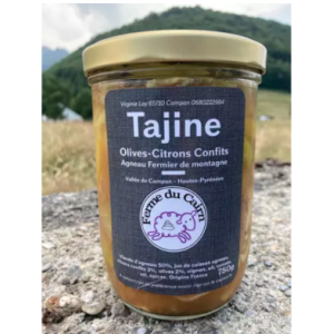 Tajine d'agneau-olives citrons confits