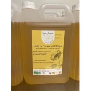 Bidon d'huile de tournesol oléique
