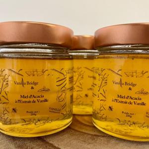 Miel d'acacia & extrait de vanille 250g
