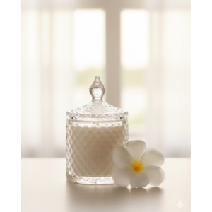 Bougie bonbonnière 'fleur de tiaré '