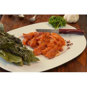 Emincé de porc bio mariné (curry) - 500gr