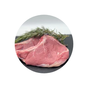 Côte découverte de veau de lait bio x1