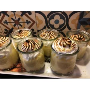 Verrine spéculoos lemon🍋 curd meringué x 2
