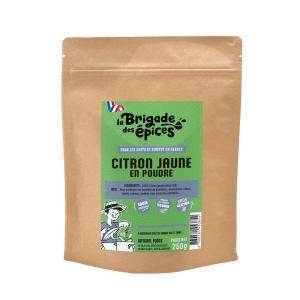 Citron jaune en poudre