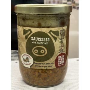 Saucisses lentilles en bocal 🍲🐷