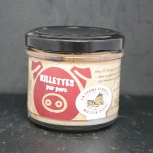 🥣 rillettes pur porc supérieur bocal de 100g