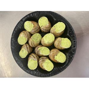 12 escargots en coquilles à la bourguignonne