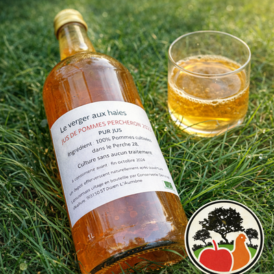 Jus de pommes du perche, millésime 2026