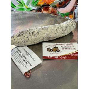 Saucisson sec fermier aux noisettes