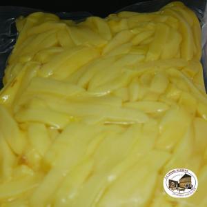 Frites crues sous vide