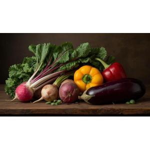 Moyen assortiment de légumes de saison