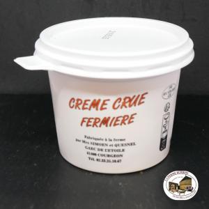 Crème fraiche crue fermière